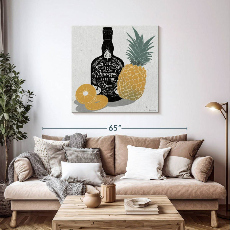 Tergel Fruity Spirits Rum, 39" H x 39" W