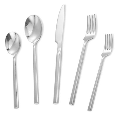 Silver Stainless Steel Silverware Set For 4 - Mirror Satin Finish, Dishwasher Safe, Rust Resistant, Ideal For Home And Travel -  Ivy Bronx, 430C2ACD2B3246CAB79DC9DFC6832FF6