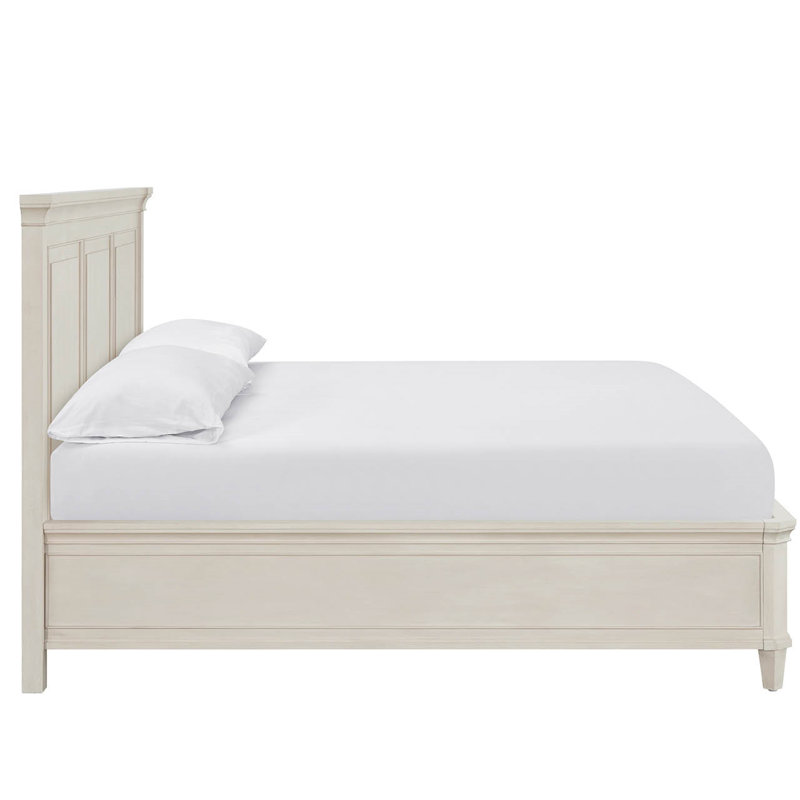 Birchaven Panel Storage Bed King, Ivory, Queen