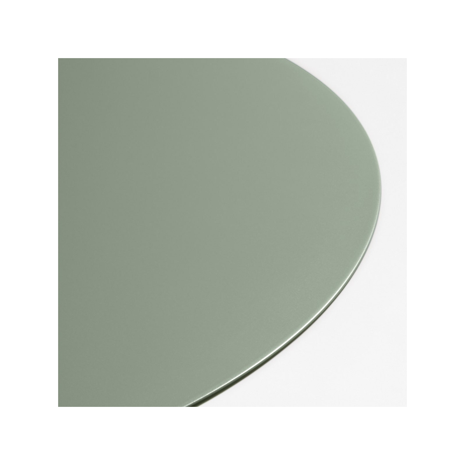Circula Single Coffee Table, Gray Green, 13" H x 48" L x 48" W