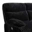 Causeuse Cordon Motion avec console en noir Masis