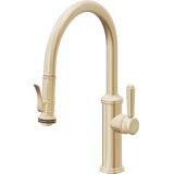 Davoli Pull-Down Kitchen Faucet with Squeeze Sprayer - Low Arc Spout