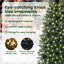 Artificial Christmas Tree with 150 LEDs Green PE and PVC-47053796-47053802