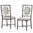 Eulah 18'' H Upholstered Metal Side Chair