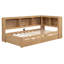 Lit de jour avec lit gigogne simple et rangement - Structure et structure en bois robuste pour une utilisation prolongée-878527345