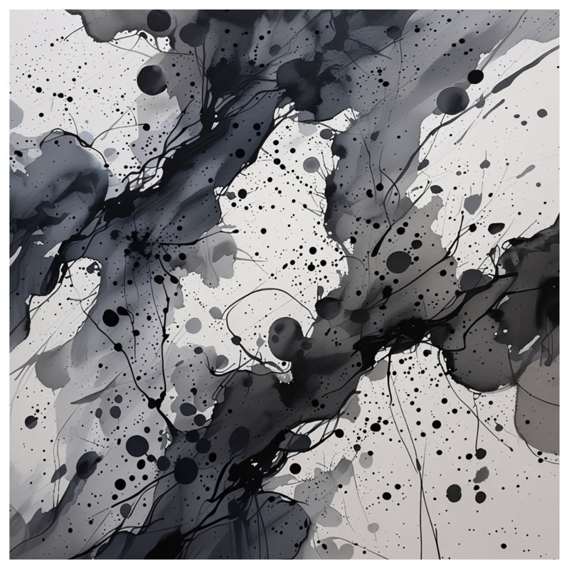 Édredon abstrait moderne, Très grand lit