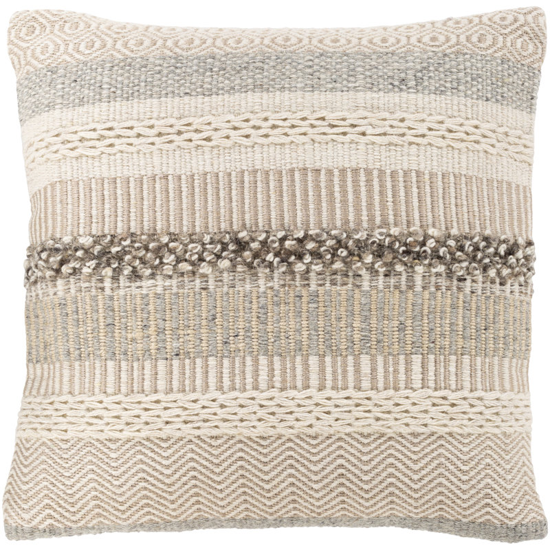 Lorens Embroidered Reversible Pillow Cover