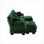 Canapés modulaires, très grand canapé modulaire en forme de U pour le salon, siège profond avec 2 repose-pieds | Chenille | Vert sauge-1475331186