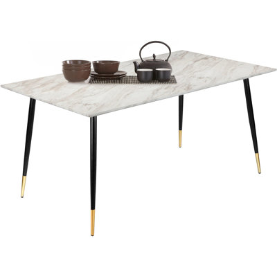 Arianna Metal Base Dining Table
