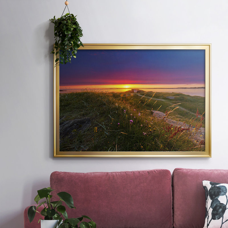 " Nature's Coloring Book ", 18" H x 26" W x 1.5" D, Gold
