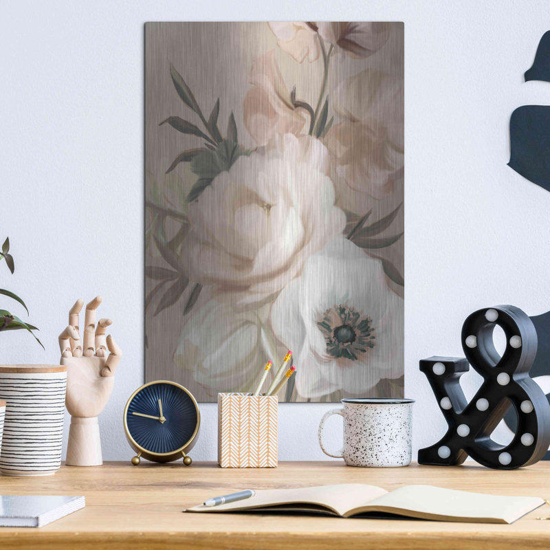 «Blush Peony Bouquet» par House Fenway, H 16 po x l 12 po 