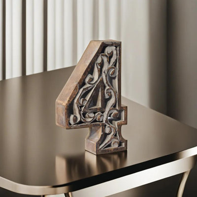 Eastford Text & Numbers Letter Block