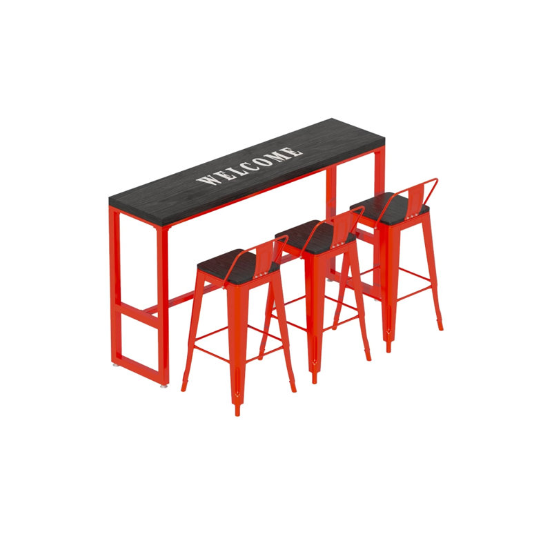 Ensemble de salle à manger rectangulaire L 15,8 po Eidelweiss, H 41,4 po x L 70,9 po x l 15,8 po