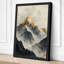 Mountain at Sunrise Scandinavian - Wrapped Canvas-1243395085-1243395084