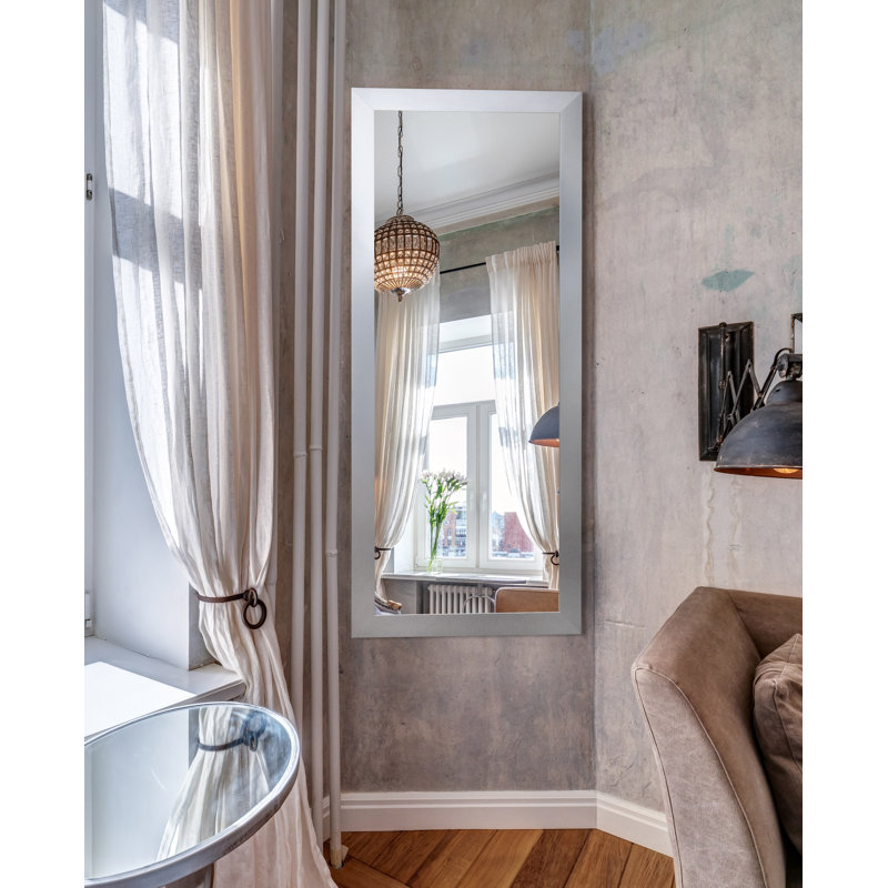 Miroir pleine longueur Conah, 59 po x 20 po, Argent