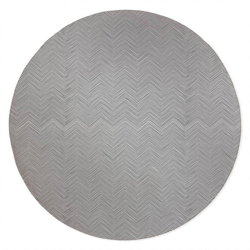 Chevy Thin Non-Slip Outdoor Rug, Round 5'