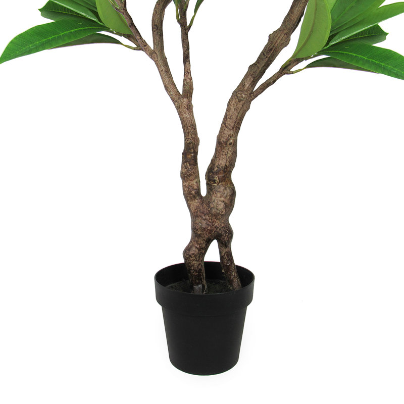 Plumeria artificiel 48 po en pot