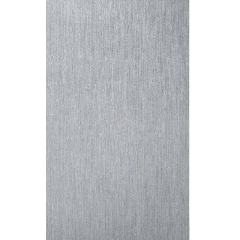 Papier peint texturé avec lignes de strie texturées modernes gris argenté