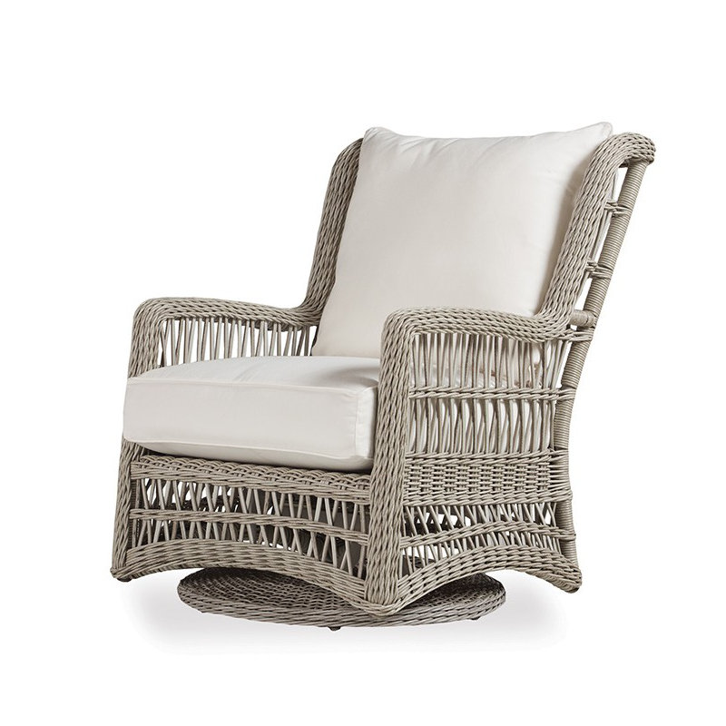 Mackinac Outdoor Glider, Delicate Botanical Sage