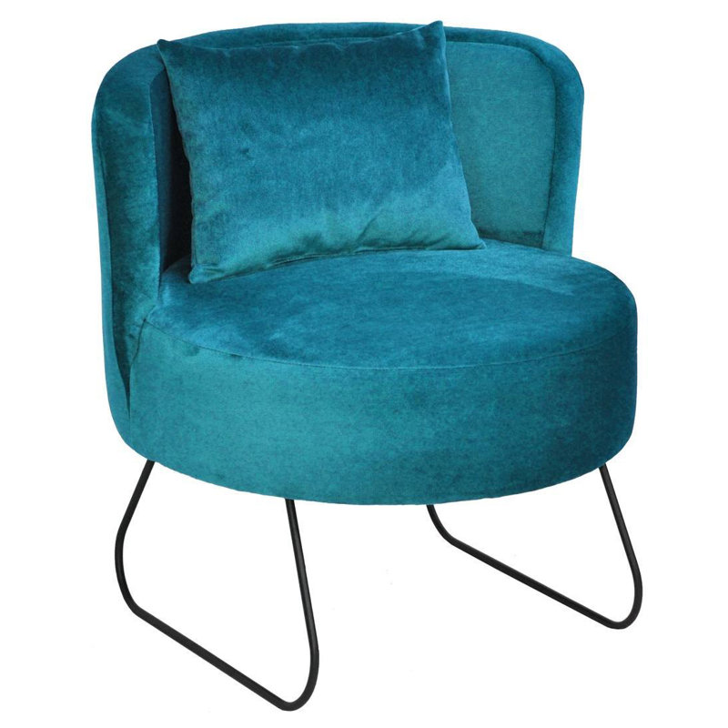 Lever Upholstered Barrel Chair