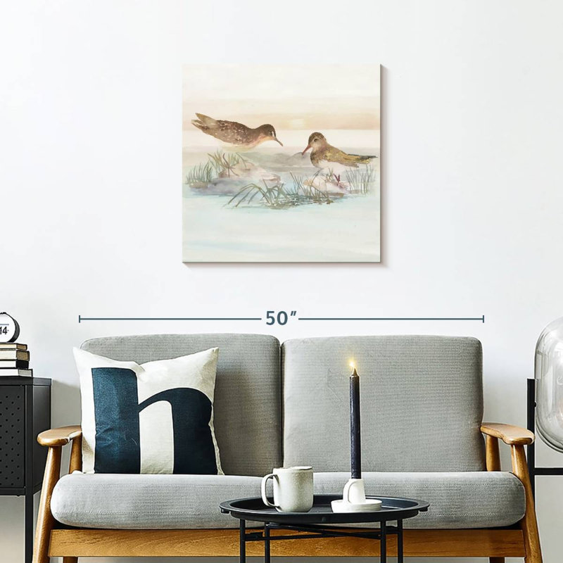 Brampt Beachside Birds IV, 24" H x 24" W