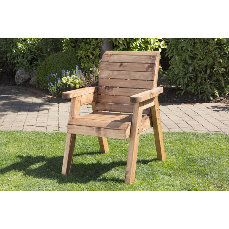 Farrar Wood Outdoor Bench, Grey