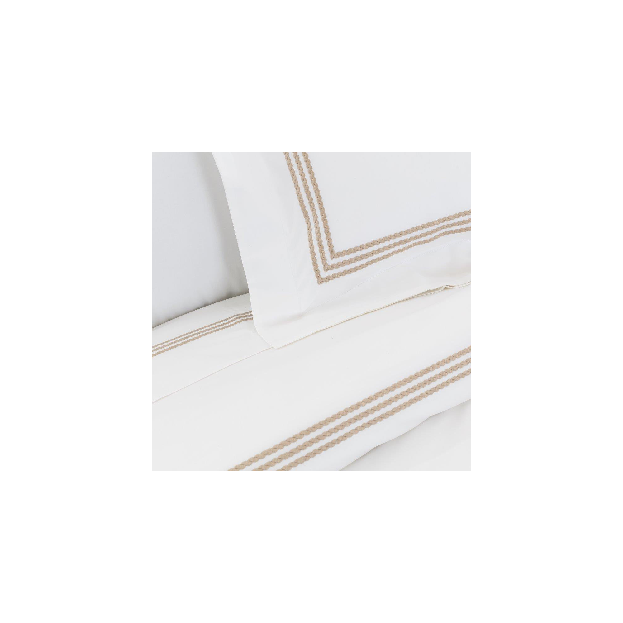 Silverdale Egyptian Cotton Sateen - Set of 2, King, Taupe