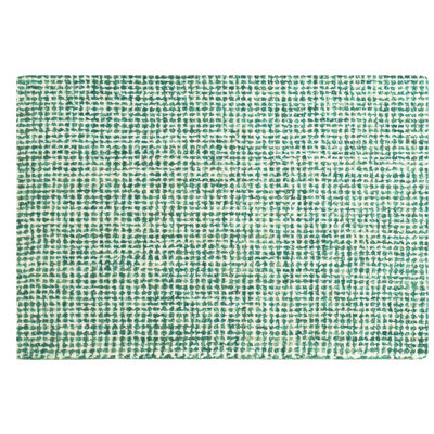 Harrison Handmade Tufted Wool Green Area Rug 