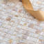 Mother of Pearl 1" x 1" Seashell Fish Scale Mosaic Sheet-94561207
