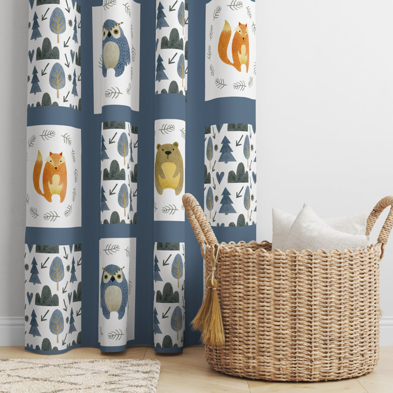 Semi Sheer Curtain, 40" W x 82" L