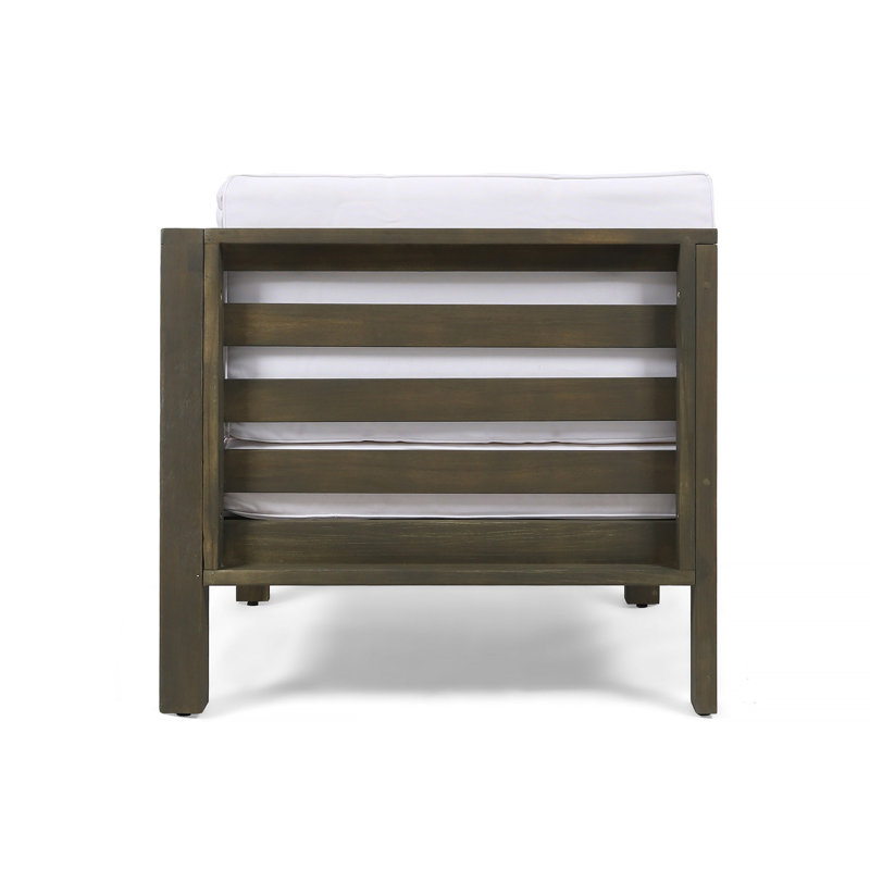 Ensemble de canapé en forme de V 5 pièces Masako - Assise extérieure moderne et confortable de fabrication durable