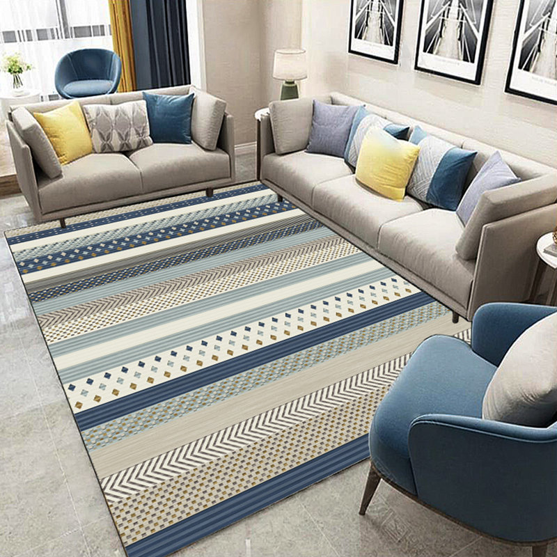 Olveston Striped Indoor Rug, Rectangle 6'7" x 9'10"