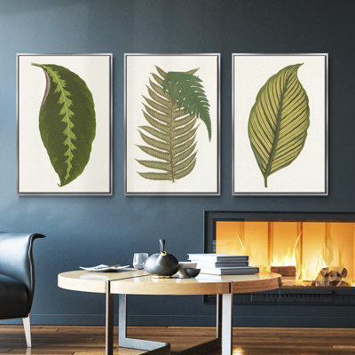 Feuilles collectées I 3 pièces