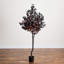Arbre d'érable artificiel pré-éclairé avec 240 lumières DEL orange et mauves-709534733