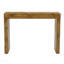 Console de canapé en grain de bois naturel avec 2 tiroirs à rainures cachées, buffet d'entrée ajustable et antidérapant