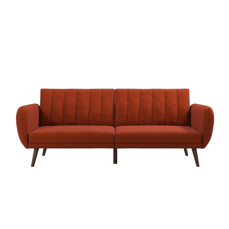 Gaugain 3 Seater Sofa Bed, Orange