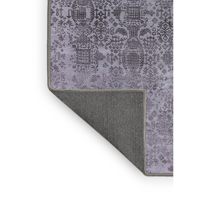 Tapis oriental noir / gris Grenville, Rectangle 4 pi x 6 pi