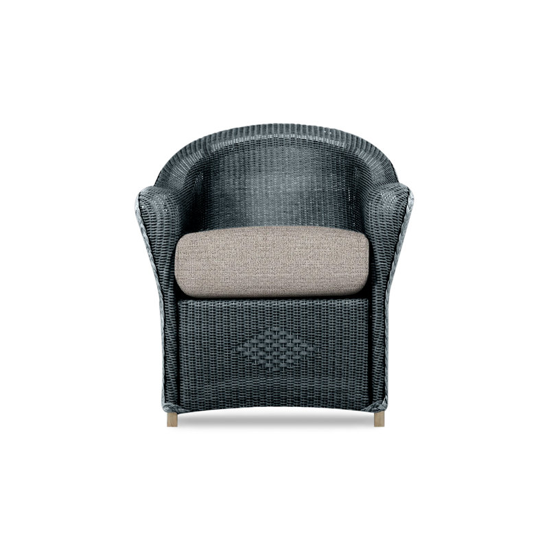 Reflections Outdoor Dining Armchair, Demo Stone, Bark