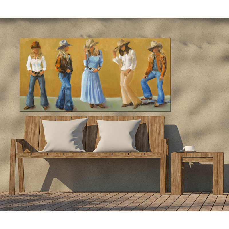 Art mural sur toile Cowgirls