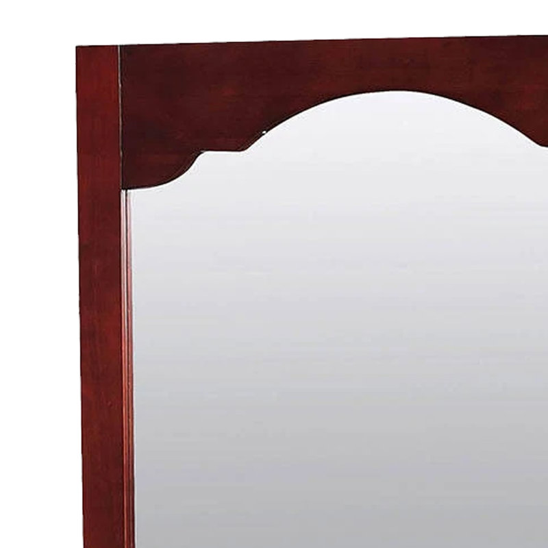 Miroir de commode Chauncy, Cerisier
