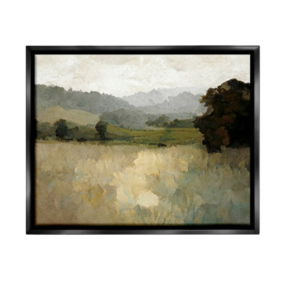 Décoration murale « Paysage impressionniste vert » par Gina Kelly
