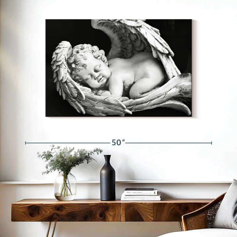 Leisha Baby Angel, 26" H x 39" W