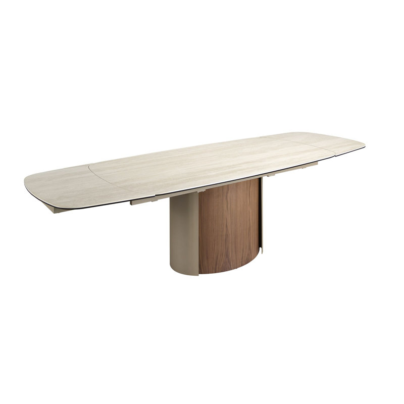 Extendable Marble Top Dining Table