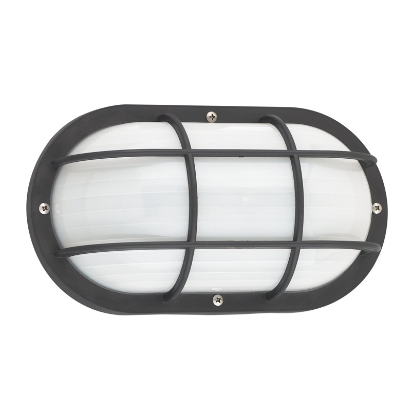 Bayside One Light Outdoor Wall Lantern from Generation Lighting , Black, No