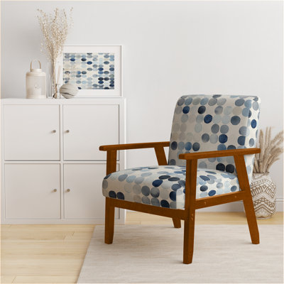 Fauteuil en velours Hulten