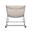 Chaise longue simple inclinable en métal sans accoudoirs de 77,5 po Cand-1291493529-1291493530