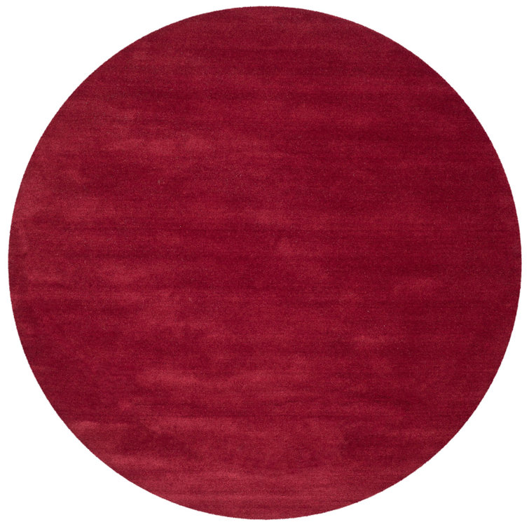 Frann Hand Tufted Wool Solid Color Rug