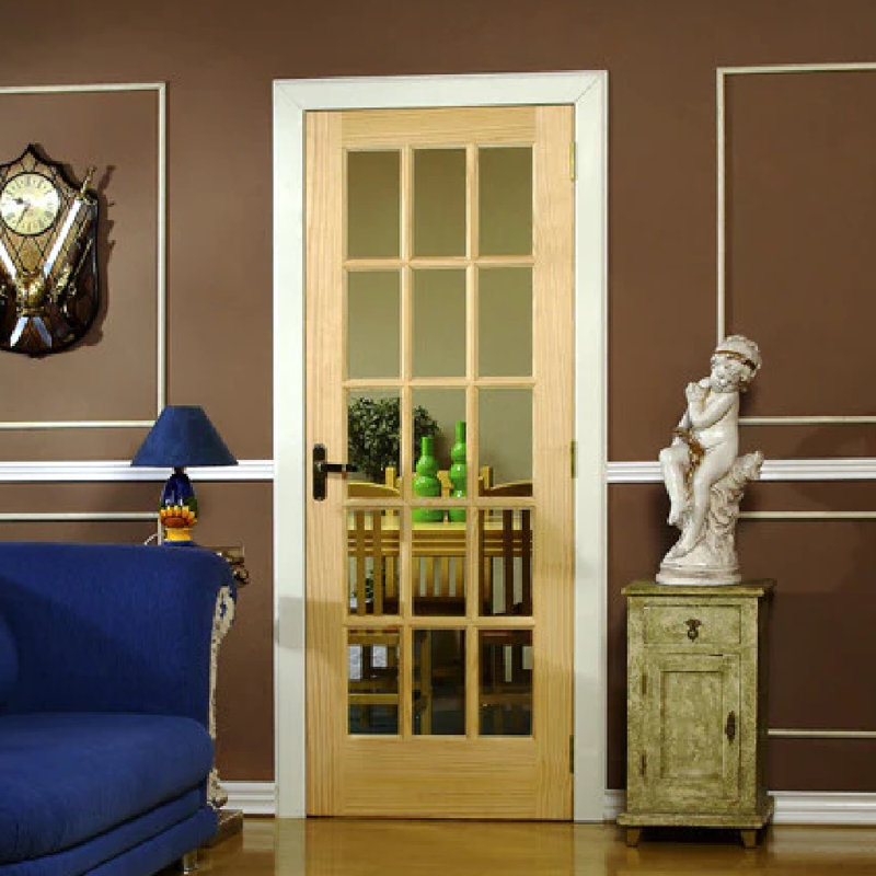 Portes françaises en verre, 30 po x 80 po, Côté gauche