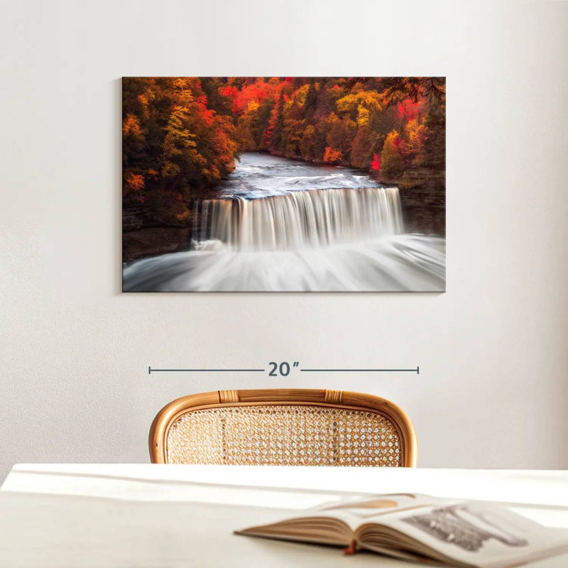 Alvord Tahquamenon Falls en automne, H 16 po x l 24 po