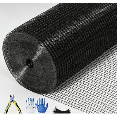 Chicken Wire Fence Roll, 48 in x 50 ft/72  in x 100 ft Galvanized Steel Hardware Cloth with 1/2 Inch Mesh & 19 Gauge for Poultry, Garden, Yard & Tree Protection